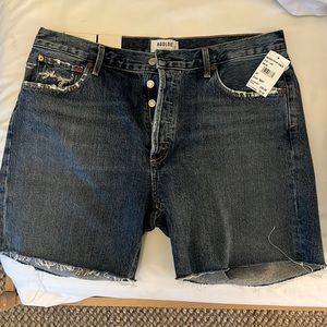AGOLDE Rumi Mid Length Shorts
